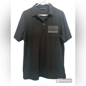 TRAVIS MATHEW Mens Pima Cotton Short Sleeve Polo Shirt Size M